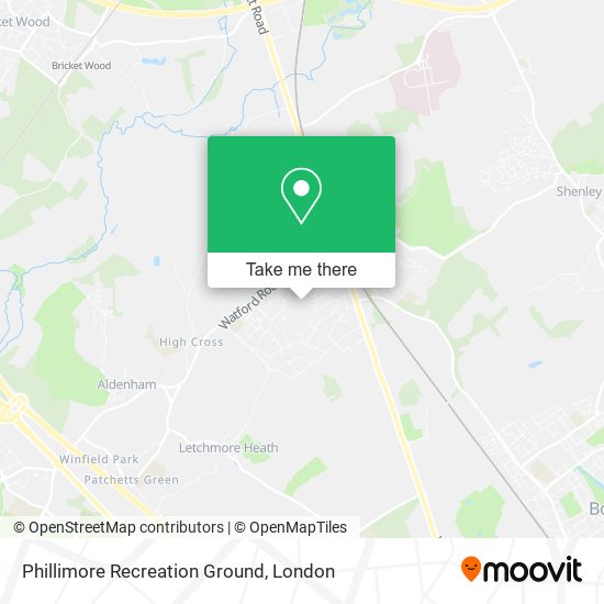 Phillimore Recreation Ground map