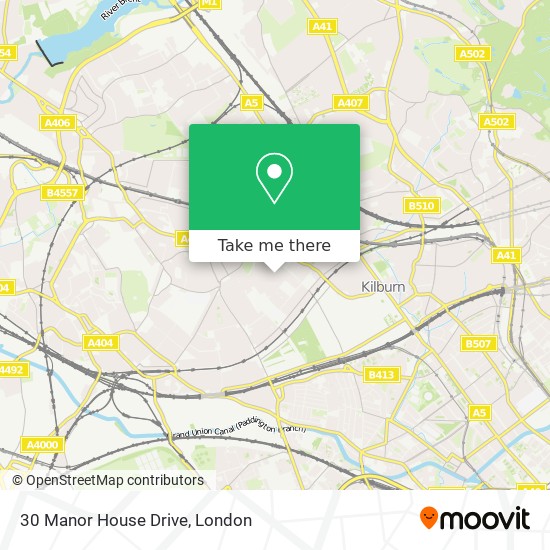 30 Manor House Drive map