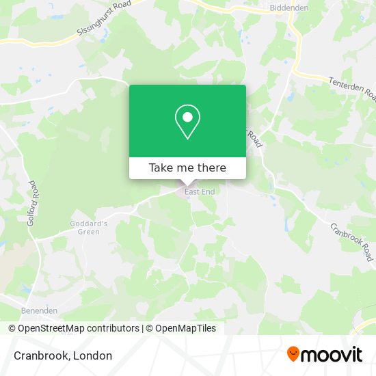Cranbrook map