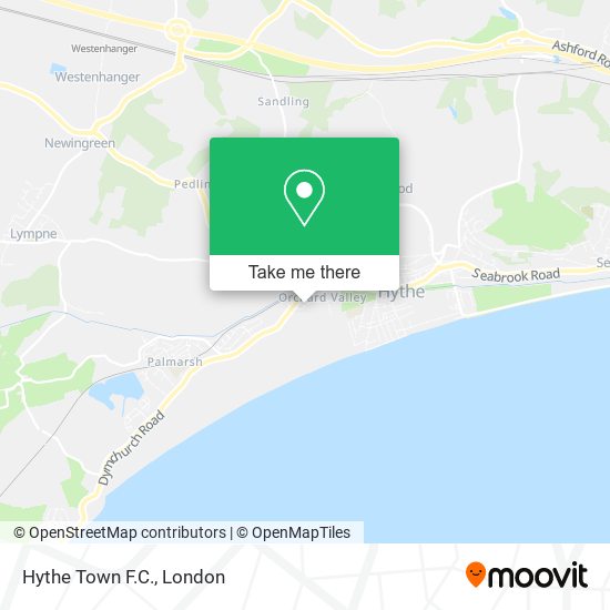 Hythe Town F.C. map