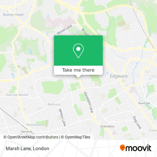 Marsh Lane map