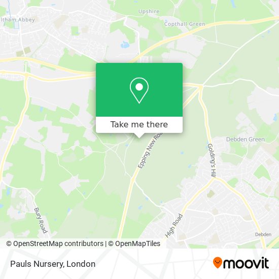 Pauls Nursery map