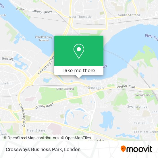 Crossways Business Park map