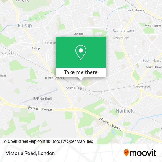 Victoria Road map