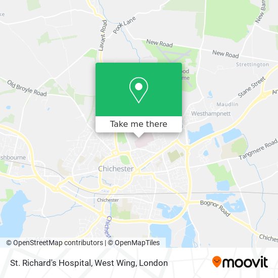 St. Richard's Hospital, West Wing map
