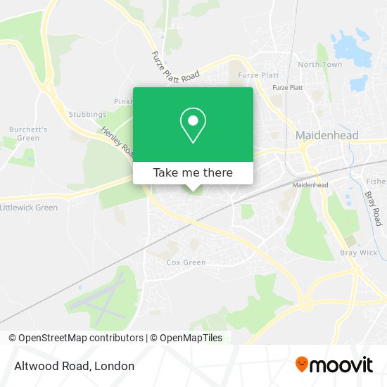 Altwood Road map
