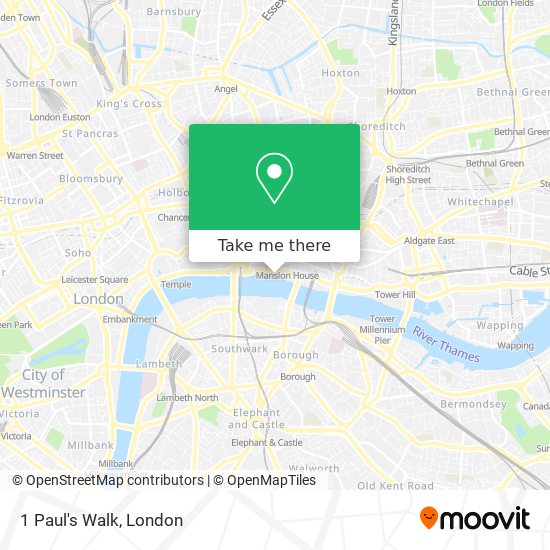 1 Paul's Walk map