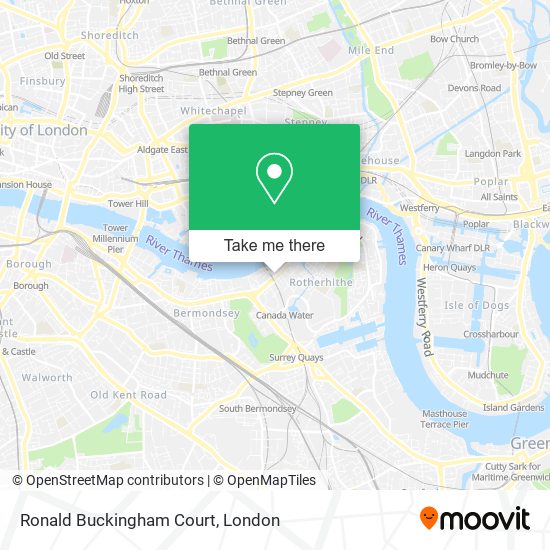 Ronald Buckingham Court map