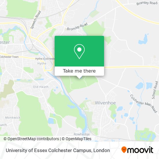 How To Get To University Of Essex Colchester Campus By Bus Train Or Tube 