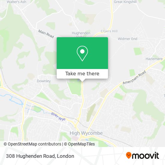 308 Hughenden Road map