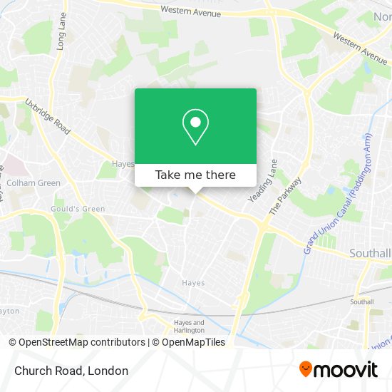 Church Road map