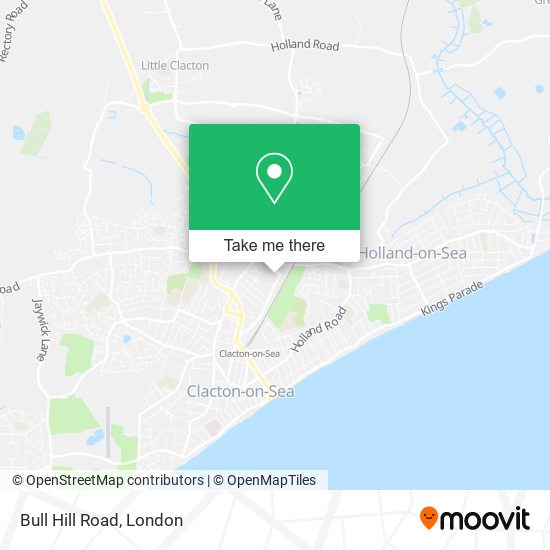 Bull Hill Road map