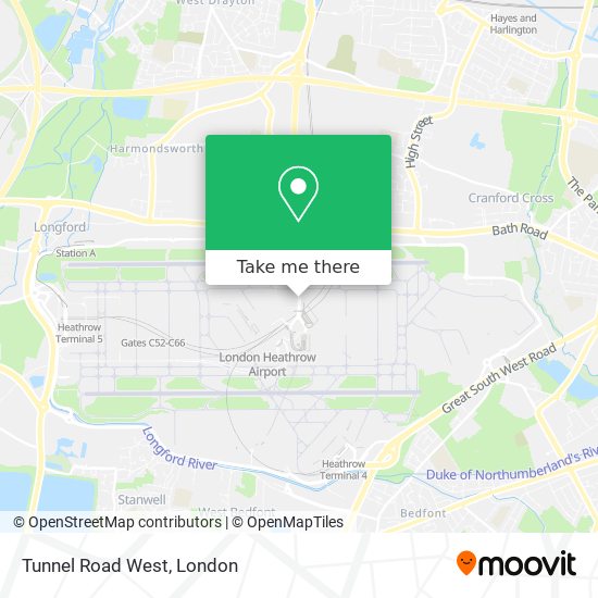 Tunnel Road West map