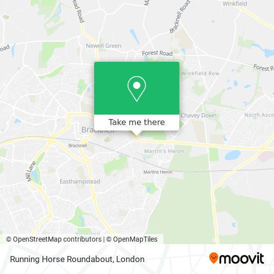 Running Horse Roundabout map