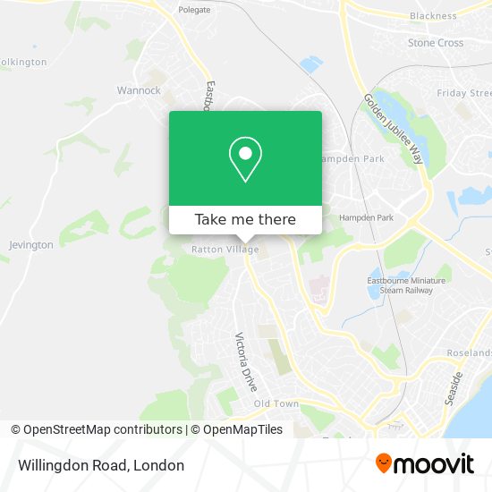 Willingdon Road map