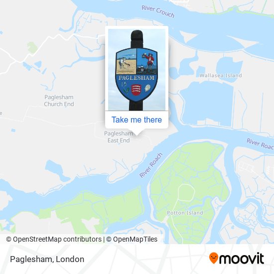 Paglesham map