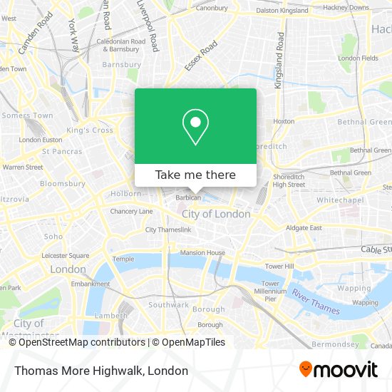 Thomas More Highwalk map