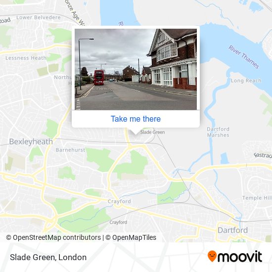 Slade Green map