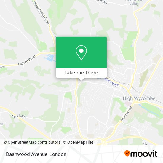 Dashwood Avenue map