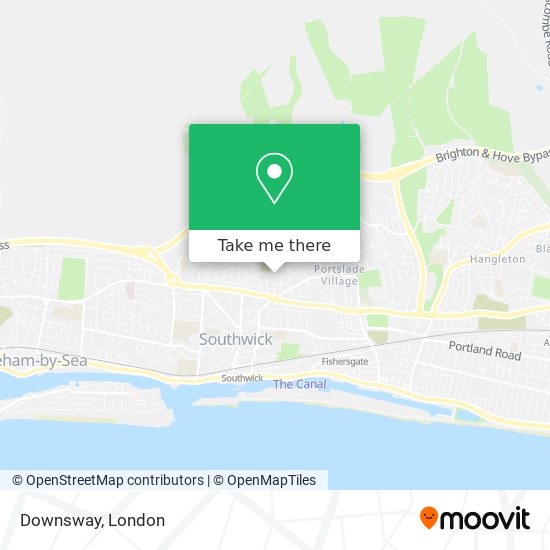 Downsway map