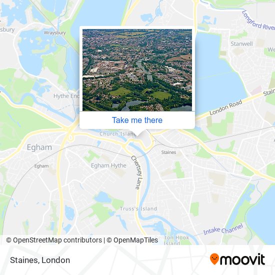 Staines map