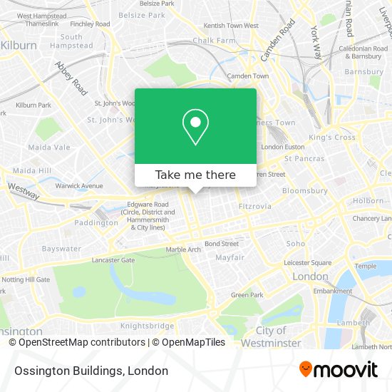 Ossington Buildings map