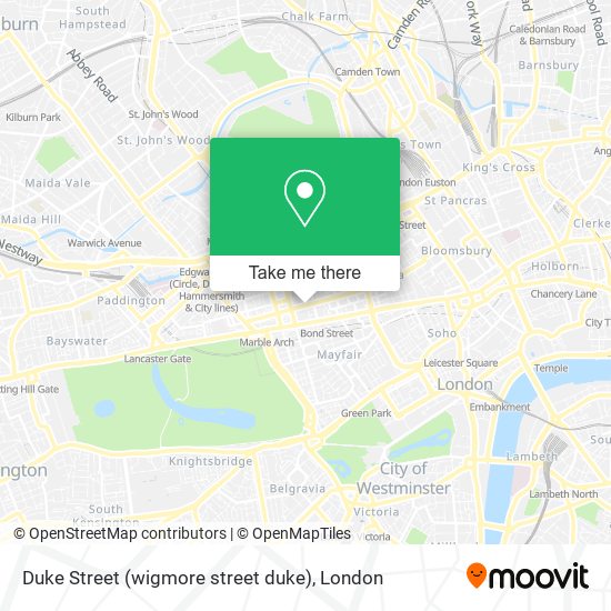 Duke Street (wigmore street duke) map