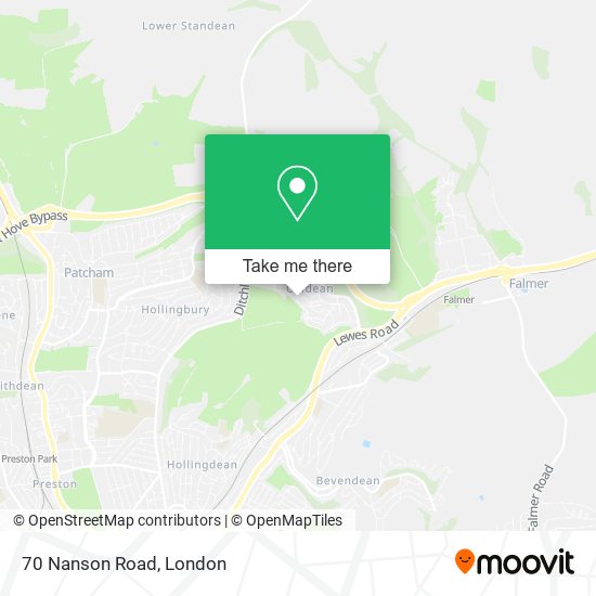 70 Nanson Road map