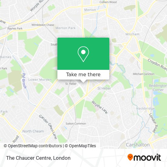 The Chaucer Centre map