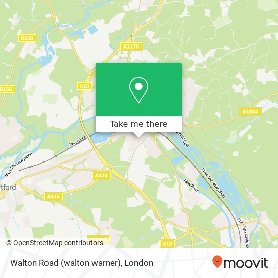 Walton Road (walton warner), Ware Ware map