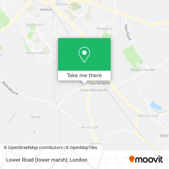 Lower Road (lower marsh) map