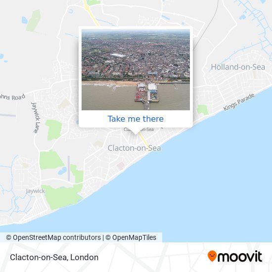 Clacton-on-Sea map