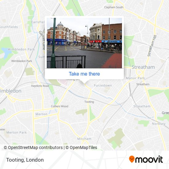 Tooting map