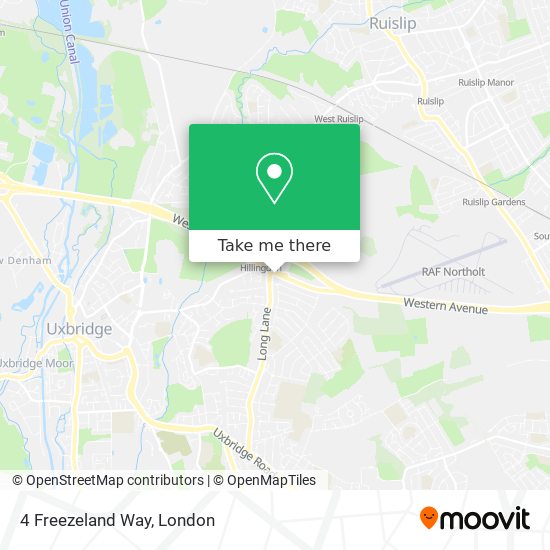 4 Freezeland Way map