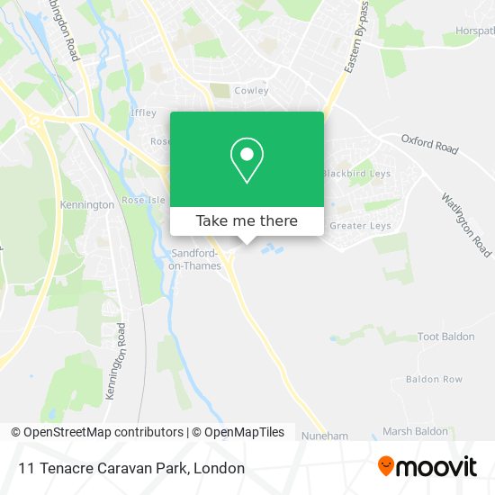 11 Tenacre Caravan Park map