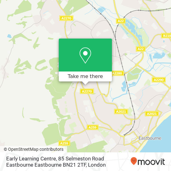 Early Learning Centre, 85 Selmeston Road Eastbourne Eastbourne BN21 2TF map