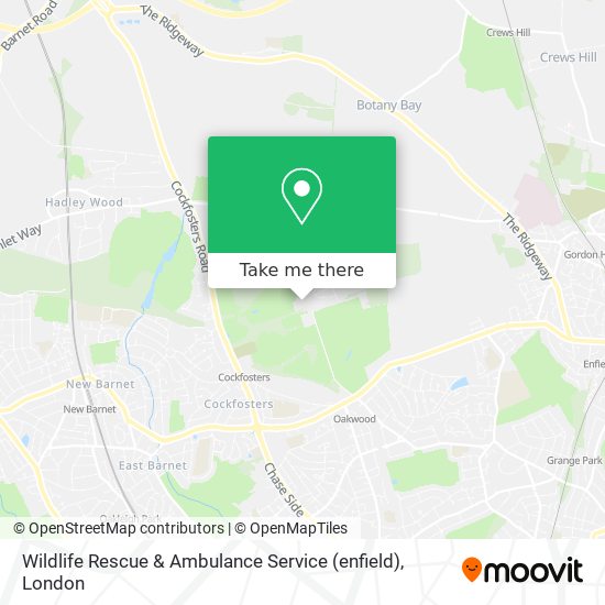 Wildlife Rescue & Ambulance Service (enfield) map