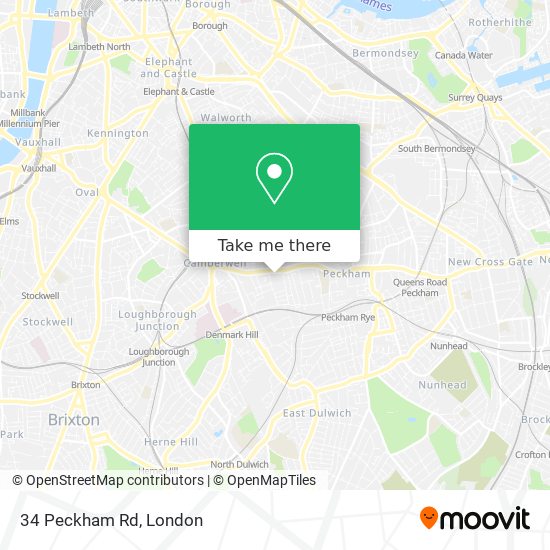 34 Peckham Rd map