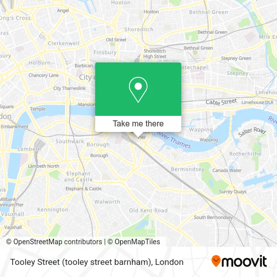 Tooley Street (tooley street barnham) map