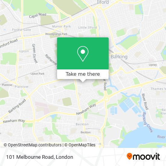 101 Melbourne Road map