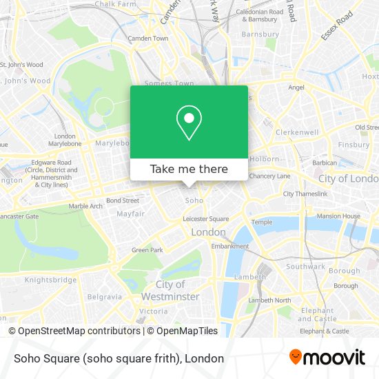 Soho Square (soho square frith) map