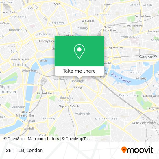 SE1 1LB map