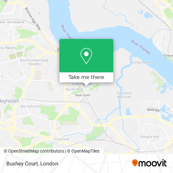 Bushey Court map