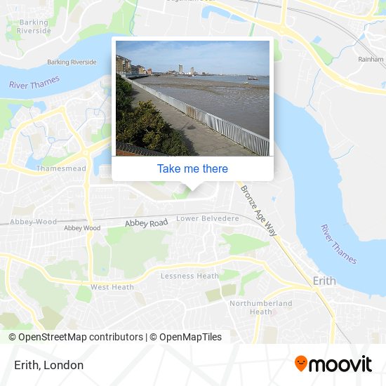 Erith map