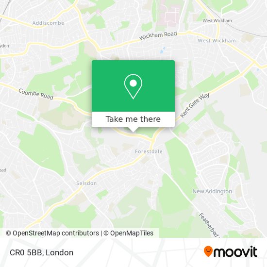 CR0 5BB map