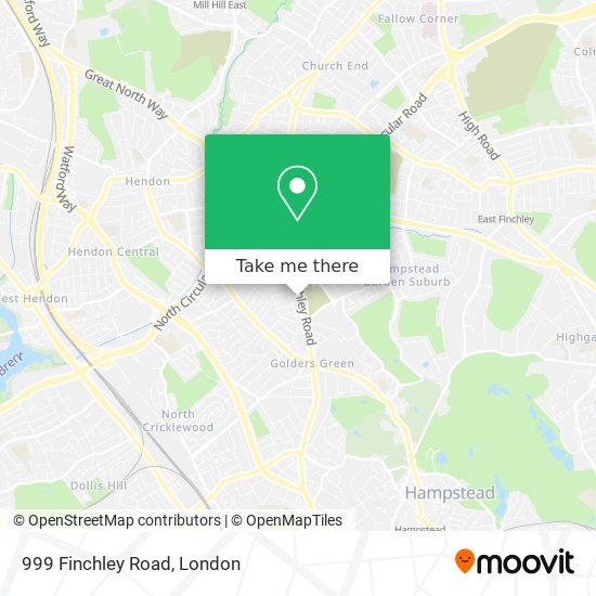 999 Finchley Road map