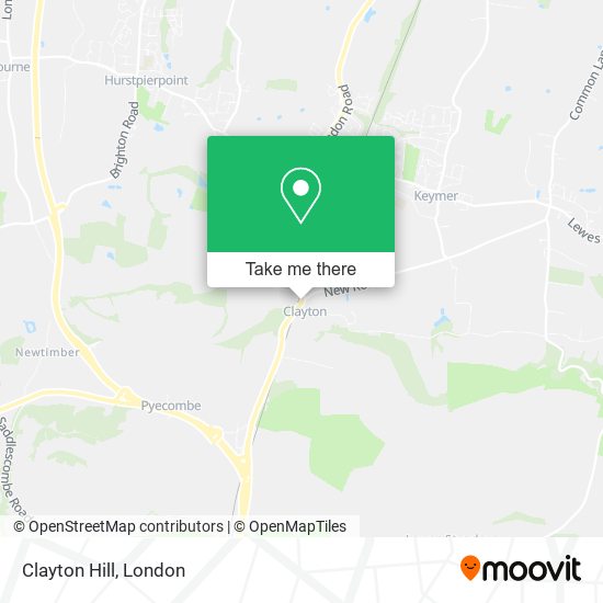 Clayton Hill map