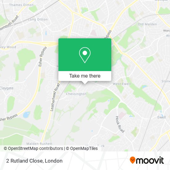 2 Rutland Close map