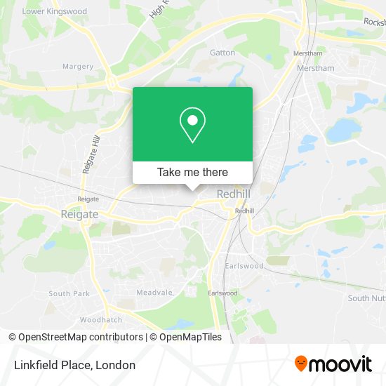 Linkfield Place map
