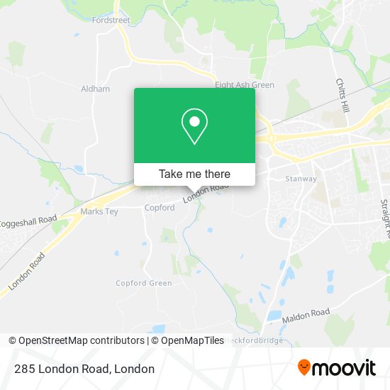 285 London Road map